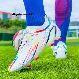 england football boots World Cup new fly woven Football boot men's and women's long broken nails adult artificial grass training