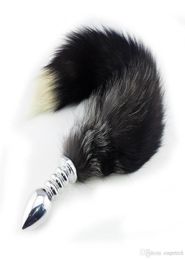 New large fox tail anal plug cat tail butt plug anal dilator erotic toys anal beads sex products for men and women adult games6378917