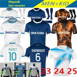 24 25 Special football shirts2023 2024 2025 maillot foot VITINHA GUENDOUZI GIGOT GERSON PAYET soccer jerseys CLAUSS men kids Uniform Fans Player 30th