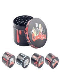 Herb Grinder 40505563mm Chic Style 4 layers Tobacco Grinder Smoking Metal Grinders Dry Herb Vaporizer CNC Teeth Filter1306181