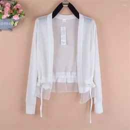 Women's Jackets Summer Knitted Cardigan 2024 Female Short Coat With Shawl Large Size Jacket Thin Sunscreen Air Conditioning Shirt Women Tops