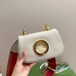 Designer -Top Quality Designer Sadle bags For Women Cowhide Real Leather Mini Crossbody Bags Cover Flap Cross Body Purse Luxury Womens Shoulder Bags