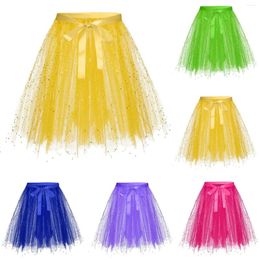 Skirts Women Adult Sequin Gauze Mesh Tutu Skirt Wedding Birthday Party Carnival Celebration Festival Decoration Tulle Dance