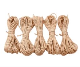 Baby Teether Accessories DIY Rope 5 Metres Waxed Twisted Waxed Cotton Cord String Thread Line 1mm Nylon Rope LL