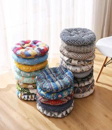 CushionDecorative Pillow Round Cushion 30404550cm Office Chair Tatami Meditation Sofa Throw Pillows Yoga Floor Mat Decor Seat1604001