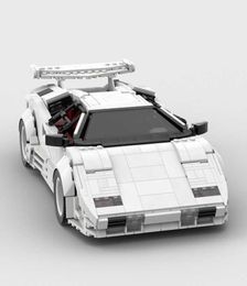 Buidlmoc Technical Car Speed Champions City Racer Countachs QV Vehicle Creator Expert MOC Sets Model Building Blocks Kids Toys Q067403191
