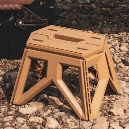 Camp Furniture Outdoor Camping Sturdy Folding Stools Tactical Lightweight Chairs Comfortable Plastic Matches