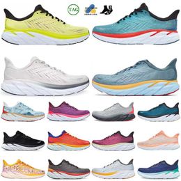 One One Bondi 8 Laufschuhe Frauenplattform Sneaker Clifton 9 Männer Frauen Blakc White Harbor Herren Frauen Trainer Runnners 36-48