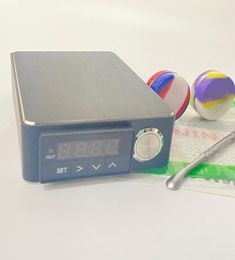 Mini Portable E nail Enail Kit Electric Dab Nail Pen Rig Wax Box With 16MM 20mm Quartz Titanium Domeless Coil Heater ENail9020709