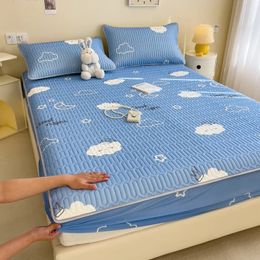 printed cartoon latex mattress bedspread cool but not cold veneer not including elastic veneer attached to pillow 240514