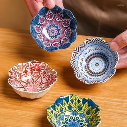 Bowls Pack Of 4 Ceramic Small Dipping Set Soy Sauce Dish Handmade Charcuterie Colorful Pinch