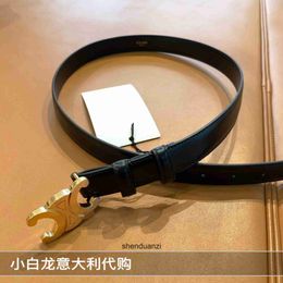 Celline High end 9A high luxury designer belts for womens new gold buckle womens belt slim and elegant waist belt Original 1:1 with real logo and box