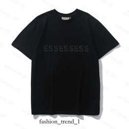 T-Shirt Essentialsshirt Mens T Shirts Thick Cotton Version Summer Women Designers Tshirt Fashion Tops Man Casual Letter Polos Clothing Clothes Tees d68