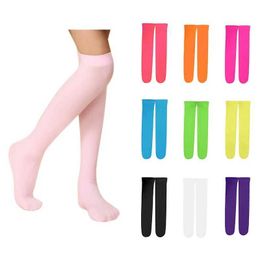 Kids Socks Childrens knee high socks girls long tube cotton candy colored socks children 3-12 years old leg warmth students soft uniform long socksL2405