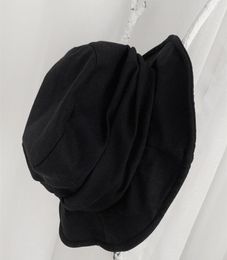 UMI MAO Yamamoto Wind Dark Black Japanese Retro Fisherman Hat Men Women Fold Design Hat Harajuku Y2k Femme Hombre Gothic 2205269975729
