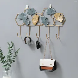 Hangers Almond Leaf Hook For Wall Coat Rack Car Or House Keys Coats Hats Towels Small Metal S Hooks Hanging