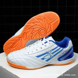 Flat bottom indoor five-a-side Football boot for boys and girls, cement floor and wood floor training sports shoes