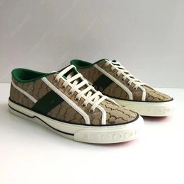 Designer Tennis 1977 Leinwandschuhe Luxus Freizeitschuhe Beige gewaschene Jacquard Denim Classic Ace Gummi Sole Sticked Retro Casual Sports Schuhe für Männer und Frauen