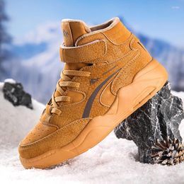 Basketball Shoes Autumn Winter Warm Ankle Boots For Kids Fashion High Top Sneakers Children Casual Sports Waterproof Outdoor