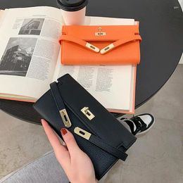 Wallets Contact's Women's Wallet Fashion PU Card Holder Long Phone Pocket Large Capacity Clutch 2024