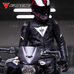 DAINE Racing suitDennis AVRO 4 Cycling Suit Racing 4 Dark Night Knight Motorcycle Anti Drop Leather Clothes for Men and Women in WinterREEN