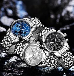 Aesop Fashion Men Watch Quartz Wristwatch Stainless Steel Band Male Clock Men Wrist Watches Waterproof Relogio Masculino nice6948085