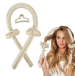 Rod Ribbon Curler Set Heatless Curling Headband Curly Noheat Hair Rollers Big Wave Stick Maker Lazy Hairs Stylingtools Shower Ca3076723