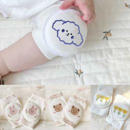 Calzini per bambini ginocchini coreani per bambini stampare per bambini ginocchini per bambini che strisciano accessori per la sicurezza del bambino ginocchini calzini 0-2 annil2405
