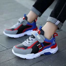 Sneakers Boys Sports Shoes 2024 Spring/Summer Childrens Fashion Casual Sports Shoes Childrens Running Shoes Breathable Soft Classic d240515