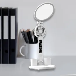 Table Lamps LED Fan Desk Light Eye Protection USB Powered Office Lamp Dimmable For Bedroom Dorm Farmhouse Living Room