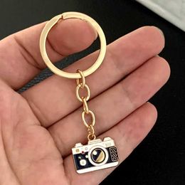 Keychains Lanyards Camera Keychain Photo Tools Key Ring Enamel Key Chains Photography Gifts For Women Men DIY Car Hanging Jewellery Handmade Y240510