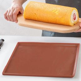 Baking Tools 1PC Multifunctional Silicone Cake Roll Mat Bakeware Tray Pan Painted Pad Pastry Swiss Mould Tool For Kitchen