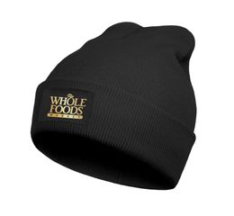 Fashion Whole Foods Market Flash gold Winter Ski Watch Beanie Hat Vintage Hats organic food Healthy pink8294940