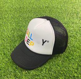 Designer Hats Ball Caps Mesh Letter Printing Trucker Cap for Man and Women2101000