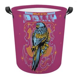 Laundry Bags ROYAL BIRD Foldable Basket Art Waterproof Children's Toy Tunic Dirty Clothes Organiser Unique Mythica