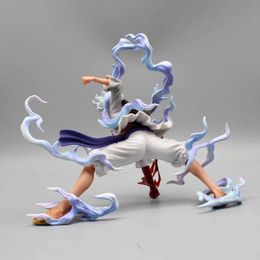 Action Toy Figures 19CM One Piece Figures Luffy Anime Figure Sun-god Nika Action Figurine Model Pvc Collection Statue Ornament Doll Toy Gifts
