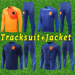 2022 2023 Netherlands MEMPHIS soccer jersey DE JONG Holland DE LIGT WIJNALDUM VAN DIJK 22 23 football shirt men DUMFRIES Long sleeve tracksuit jacket coat pants