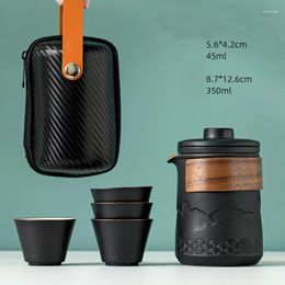 Teaware Sets Travel Portable Tea Set Making Cup Outdoor Camping Pot Business Trip Teapot Kit