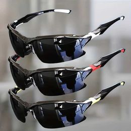 Outdoor Eyewear 1 piece of neutral Polarised sports glasses - windproof durable PC lens for cycling running fishing driving and outdoor activitiesQ240514