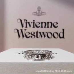 Designer Westwoods Hollow Letter Ring Star Classic Couple Hot Style Nail