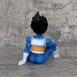 Action Toy Figures Sports Gloves 15cm Anime Action Figures GK Self Vegeta Figure Model Collection Super Saiyan Bejita Statue Toys