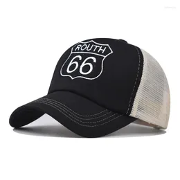 Ball Caps Summer Sun Shade Trucker Hats Black Beige Letter Embroidery Mesh Hat For Women Men Snapback Baseball Cap Casquette Homme 2024