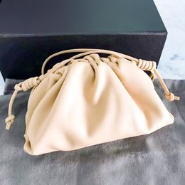 Fashion cloud gold mini pouch designer bag for Woman mens Shoulder Hobo Clutch even bag 10A quality handbags woven Leather crossbody Luxury Tote make up travel Bags