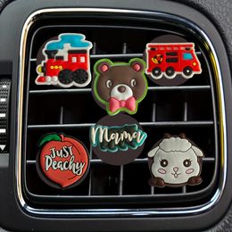 Vehicles Accessories Cartoon 9 43 Out Of Stock Car Air Vent Clip Clips Conditioner Outlet For Office Home Square Head Per Freshener De Otowg