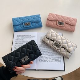 Cross-border Small Fragrant Style Diamond Wallet Women's Long Clutch Bag 2023 New Simple Large-capacity Mobile Phone Card Holder Trend