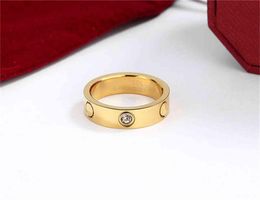 Rings Silver Ring Screw Couple Ring Band Women Men Van Party Wedding Gift Love Cleef Fashion Designer Jewlery with Box Sadd6640501