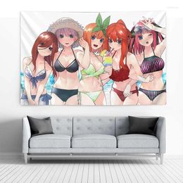 Tapestries Custom Tapestry Wall Hanging Typical Quintuplets Decoration Home Decor Kawaii Room Aesthetic Headboards Bedroom