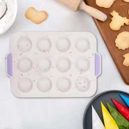 Baking Moulds Non-stick Muffin Pan Silicone Cake Set 12 Cup Cupcake Tray Bpa Free Cheesecake Mould Dishwasher For Oven