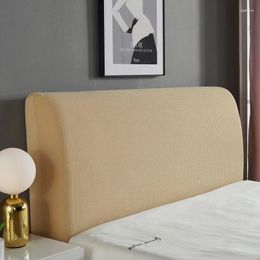 Pillow Thicken Bed Head Cover All-inclusive Backrest Polar Fleece Elastic Headboard Dust Home Furniture Decor