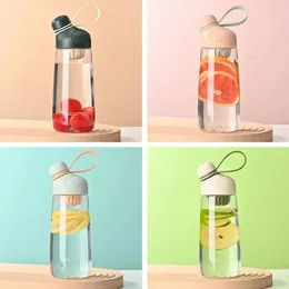 Water Bottles Outdoor Bottle With Straw Sports Leak Proof Eco-friendly Children School Lid Hiking Camping Plastic BPA Free